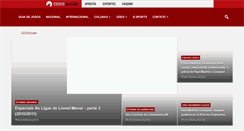 Desktop Screenshot of doentesporfutebol.com.br